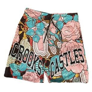 Crooks & Castles Multicolor Graphic Shorts